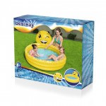 Detský nafukovací bazén Bestway Emotikón 1.65/1.44/69 cm žltý